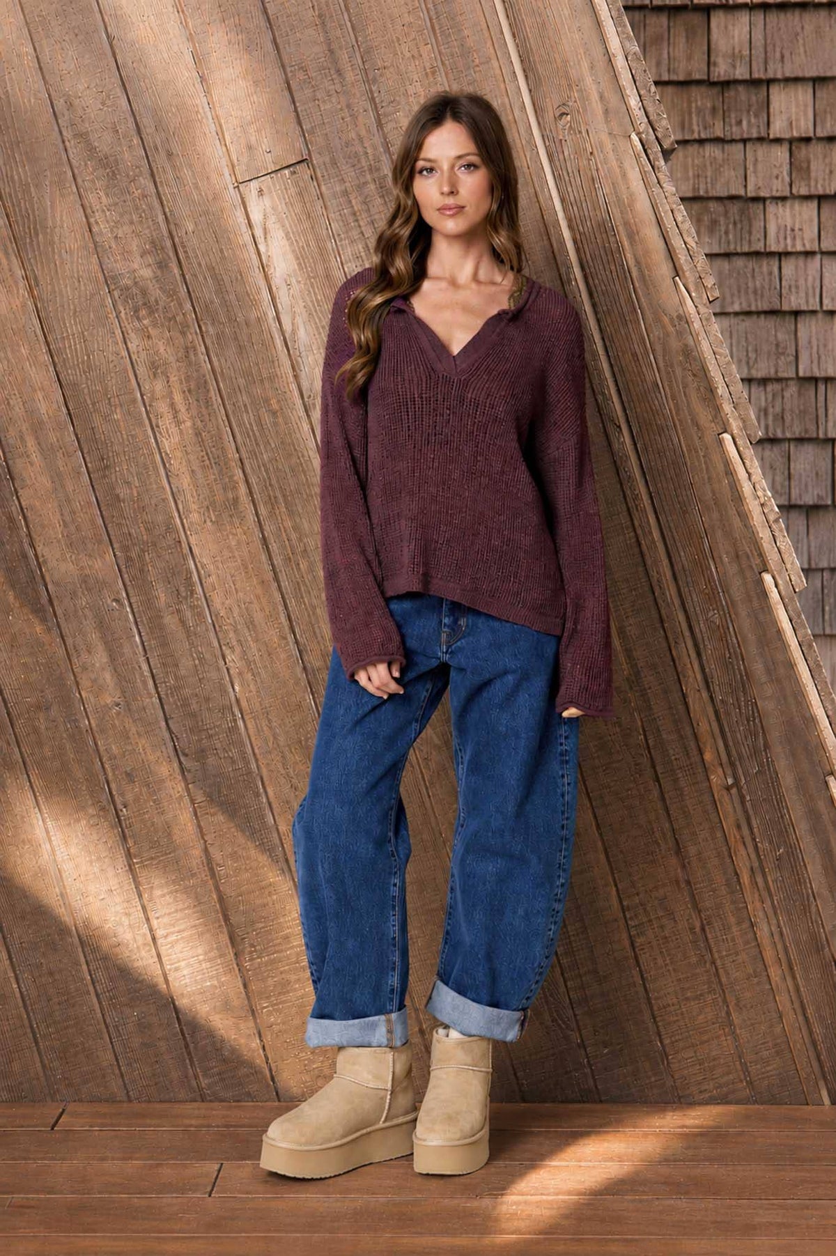 Barely There Sheer Knit Sweater