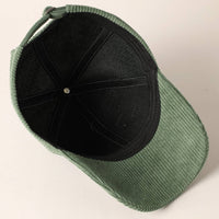 Howdy Darlin’ Corduroy Patch Baseball Cap – Vintage Western Adjustable Hat