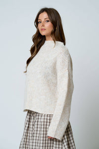 Nothing Extra Mock Neck Sweater