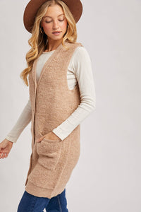 The Layering Plan Teddy Vest: Latte
