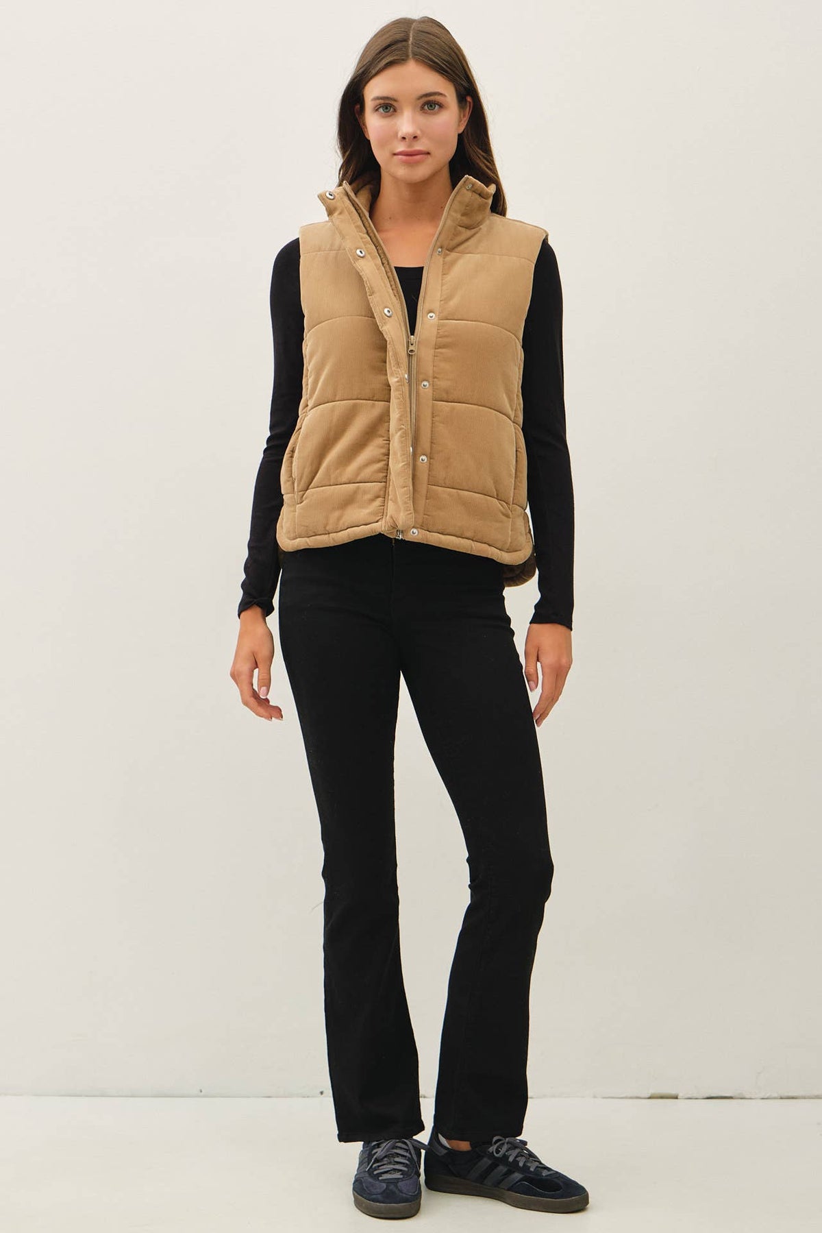 Good Call Corduroy Puffer Vest