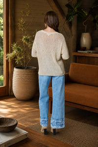 Breezy Crochet Sweater Top