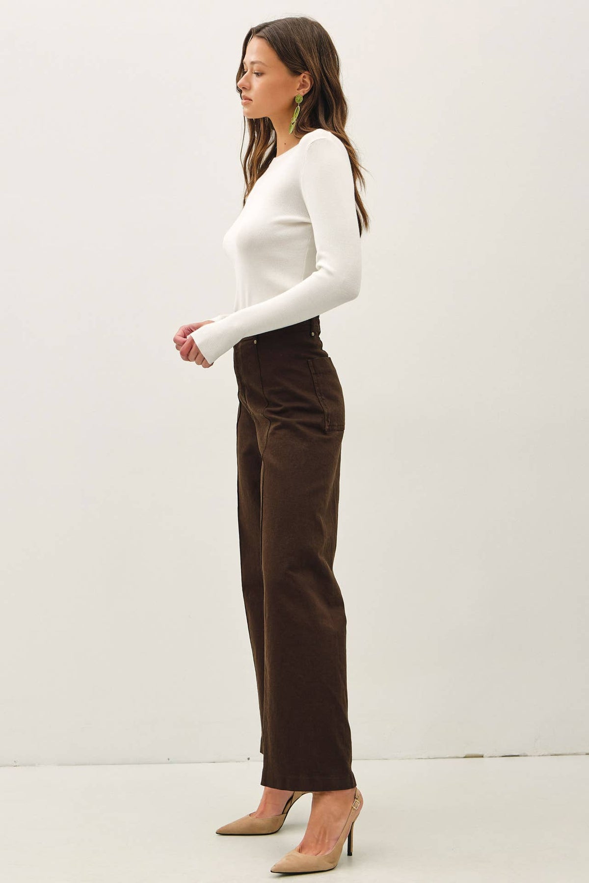 The Delaney Fine Ribbed Top