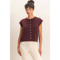 The In Between Button Sweater Vest