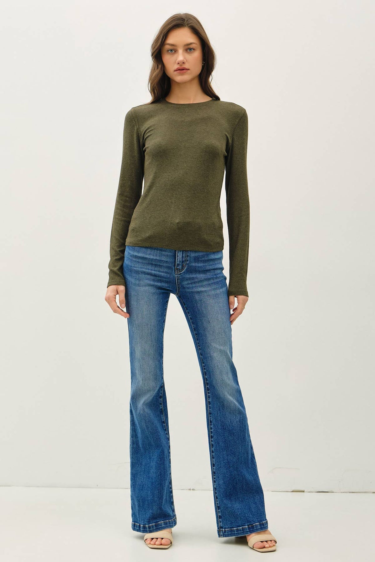 The Blair Ribbed Layering Top