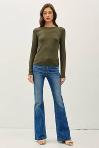 The Blair Ribbed Layering Top