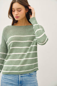 Lara Striped Lightweight Sweater