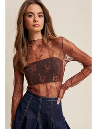 Camille Lace Layering Top