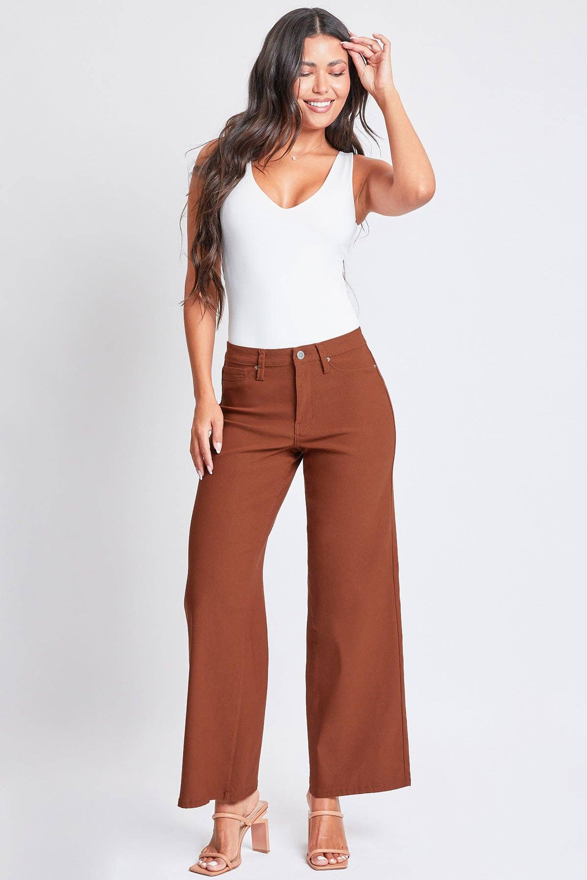 Josie Hyperstretch High Rise Wide Leg Jeans –  Forever Color Denim