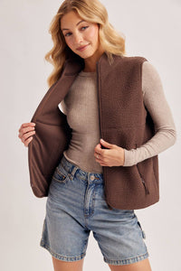 Weekend Plans Sherpa Vest