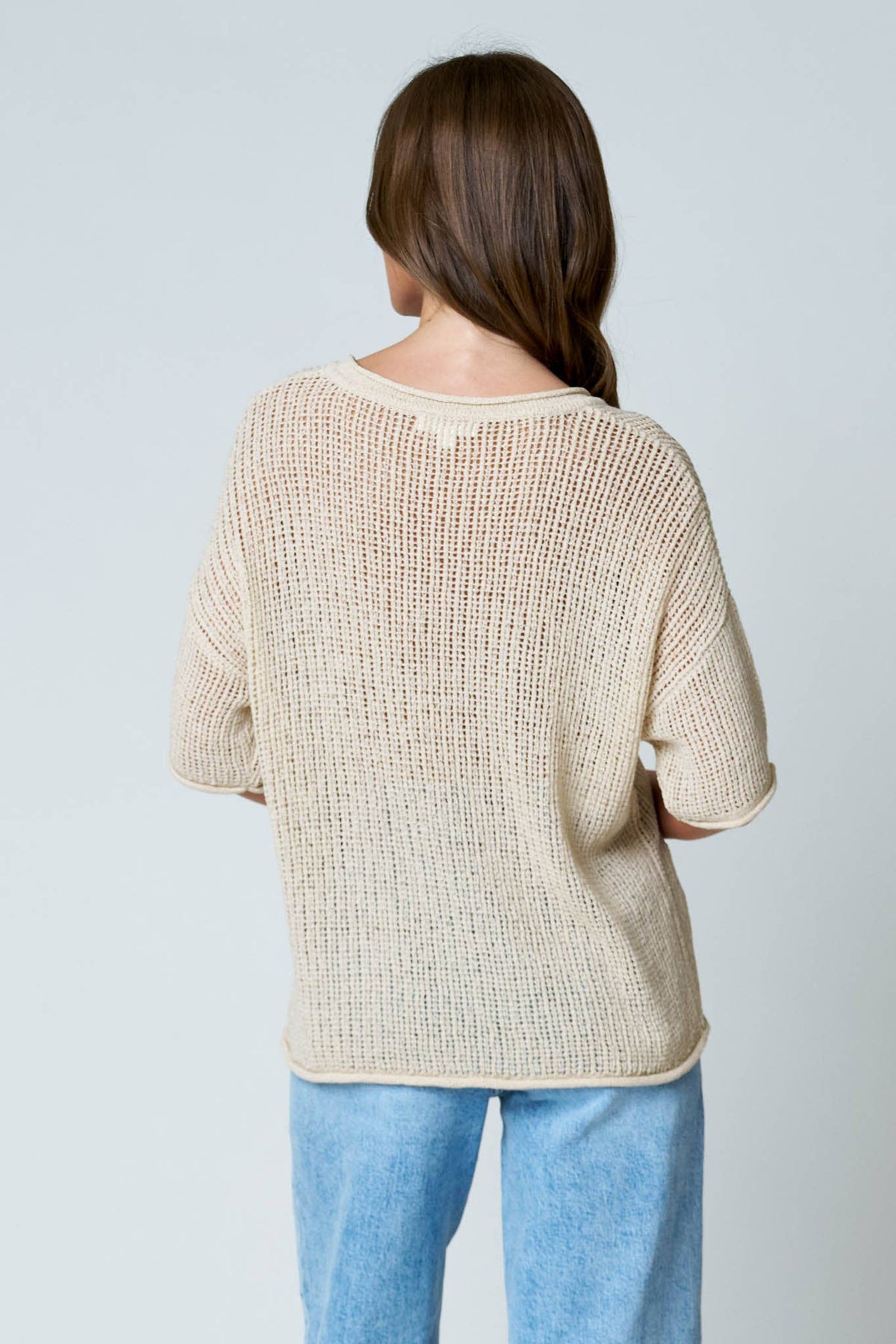 Breezy Crochet Sweater Top