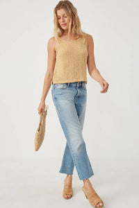 The Golden Hour Button Back Tank