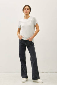 The Willow Bamboo Modal Tee – Soft Relaxed Fit Essential Round Neck T-Shirt