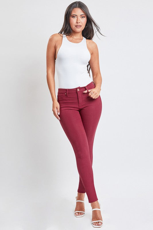 YMI Hypserstretch Forever Color Mid Rise Skinny Pant
