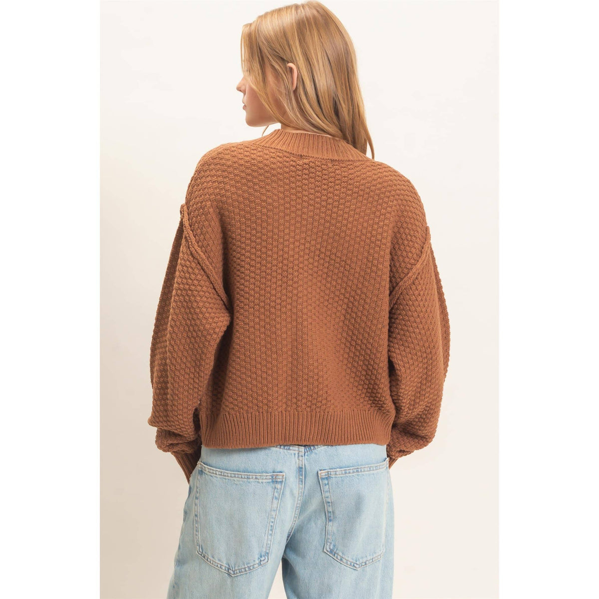 Come As You Are Textured Cardigan