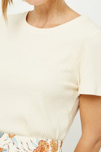 Susan Essential Everyday Top: Cream