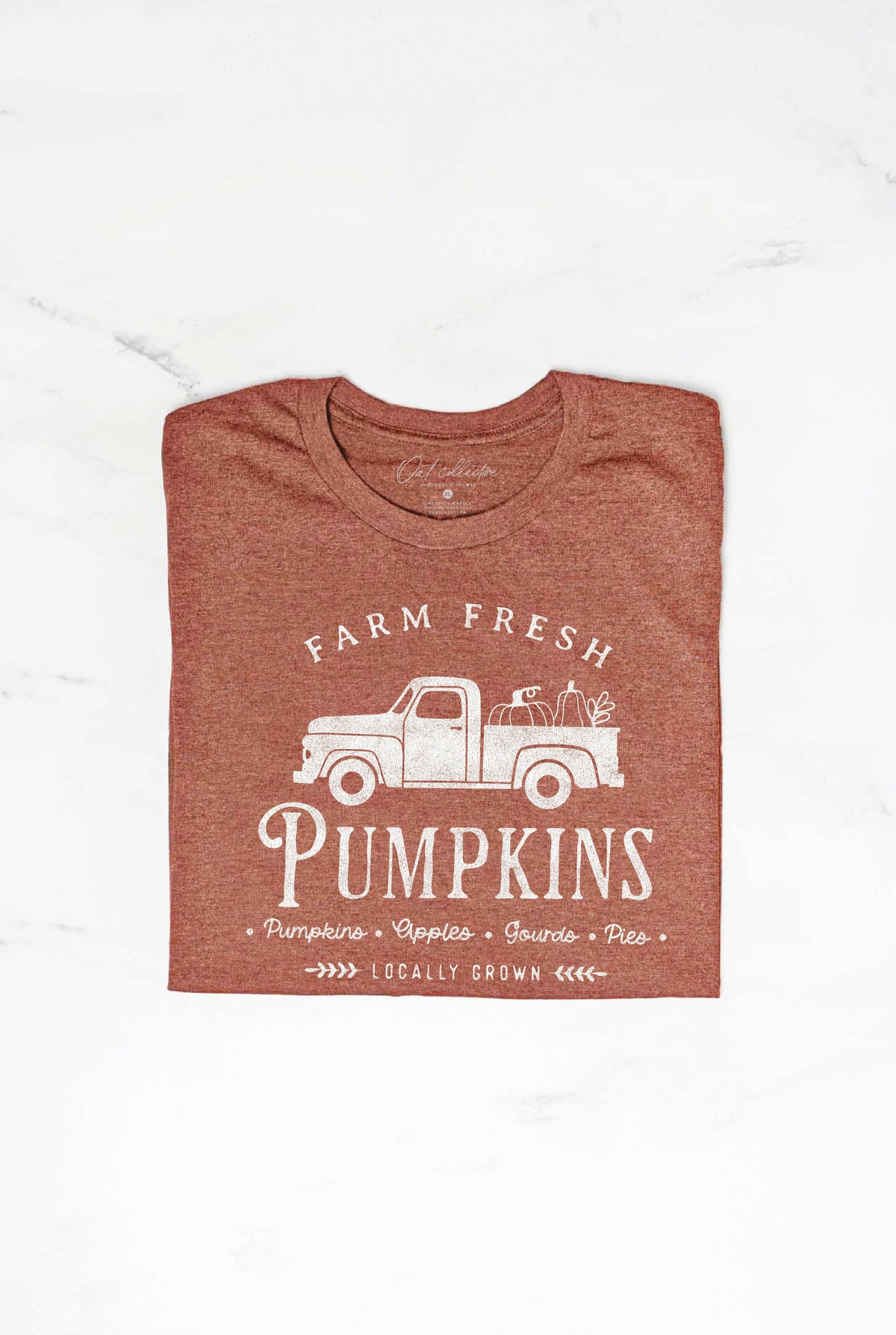 Farm Fresh Pumpkins Graphic T-Shirt – Fall Harvest Pumpkin Patch Tee