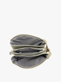 Riley 3 Compartment Crossbody/Wristlet