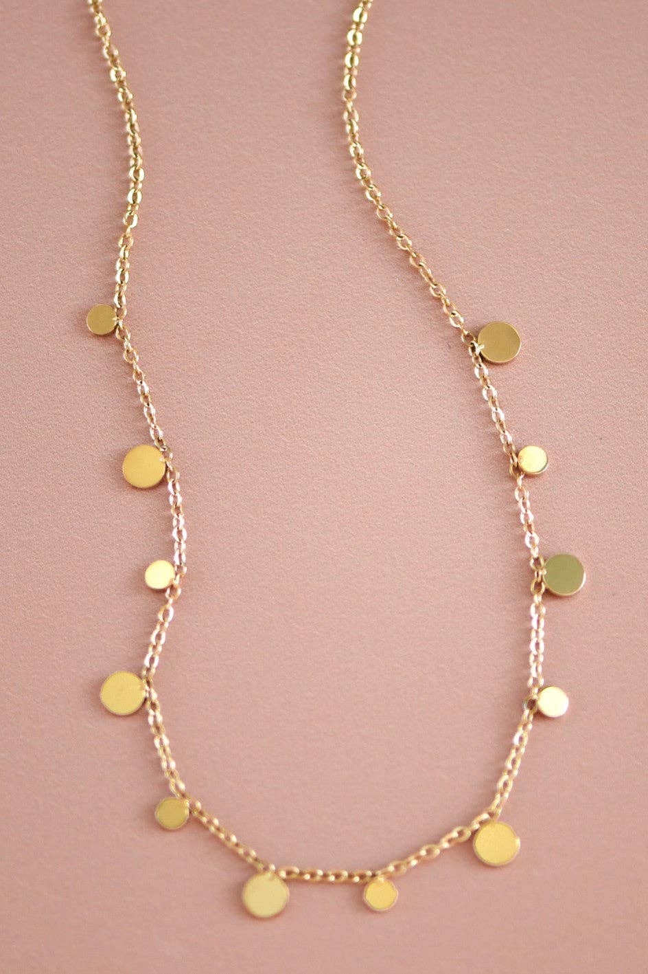 The Langley 18K Gold Plated Chain Necklace – Delicate Hypoallergenic Layering Chain