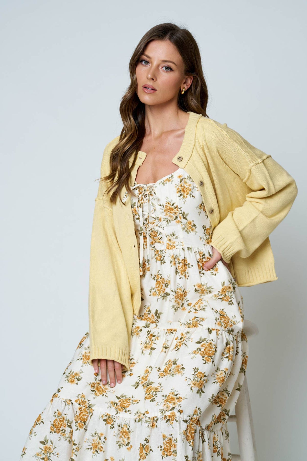 Everyday Raw Edge Cardigan