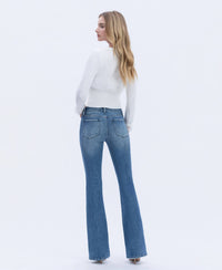 HIGH RISE FULL LENGTH BOOTCUT JEANS LV1985: NEATNESS / 25