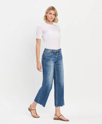 The Ellery Mid Rise Raw Hem Wide Leg Jeans – Lovervet by Flying Monkey