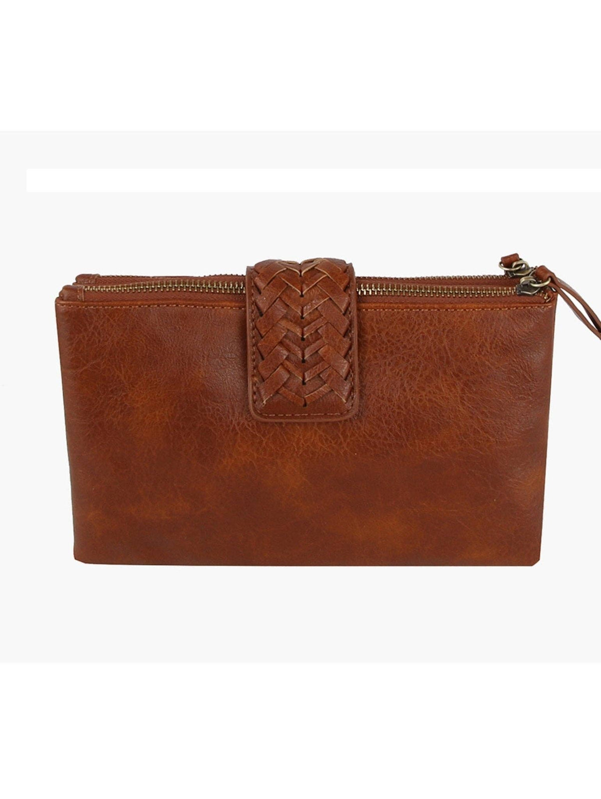 Ella  Two-Compartment Crossbody Bag with Braid Detail