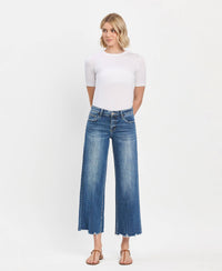 The Ellery Mid Rise Raw Hem Wide Leg Jeans – Lovervet by Flying Monkey