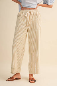Easy Days Stripe Wide Leg Pants