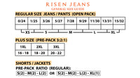 Risen Plus Size High Rise Crop Flare Jeans – Trendy & Comfortable