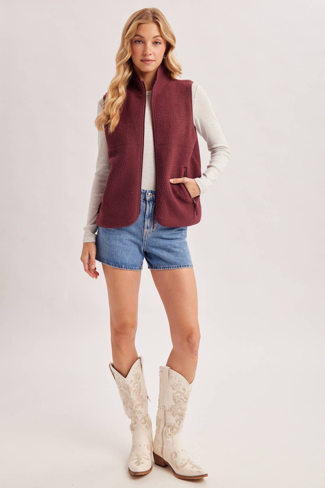 Weekend Plans Sherpa Vest