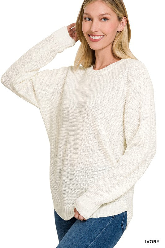 Cozy  Basic Crew Sweater