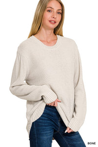 Cozy  Basic Crew Sweater