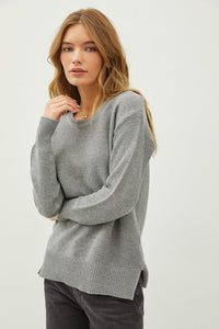 Janelle  Basic Boyfriend Fit Sweater