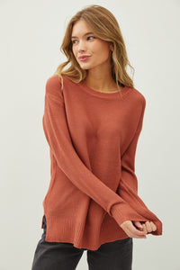 Janelle  Basic Boyfriend Fit Sweater