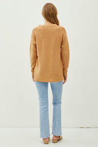 Janelle  Basic Boyfriend Fit Sweater