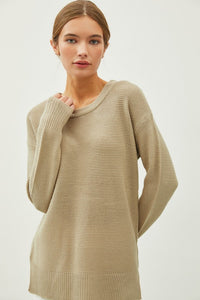 Janelle  Basic Boyfriend Fit Sweater