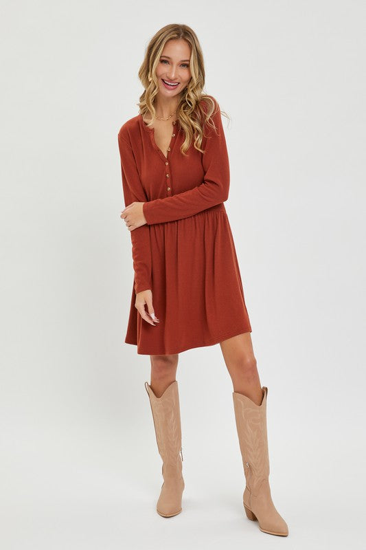 Kayleigh Oh So Soft Ribbed Dress