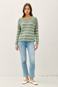 Lara Striped Lightweight Sweater