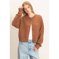 Come As You Are Textured Cardigan