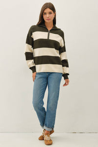 In the Mix Rugby Sweater: Hunter