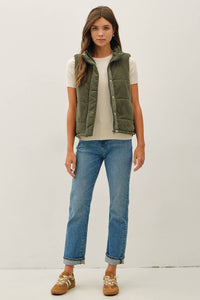 Good Call Corduroy Puffer Vest