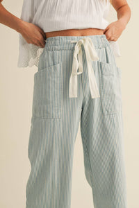 The Marlowe Stripe Wide Leg Pants