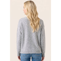 Soft Spoken Sweater: Grey