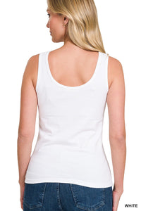 The Essential Cotton Tank – Relaxed Fit Everyday Sleeveless Top