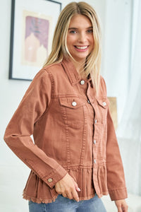 Feelin' Good Jacket: Rust