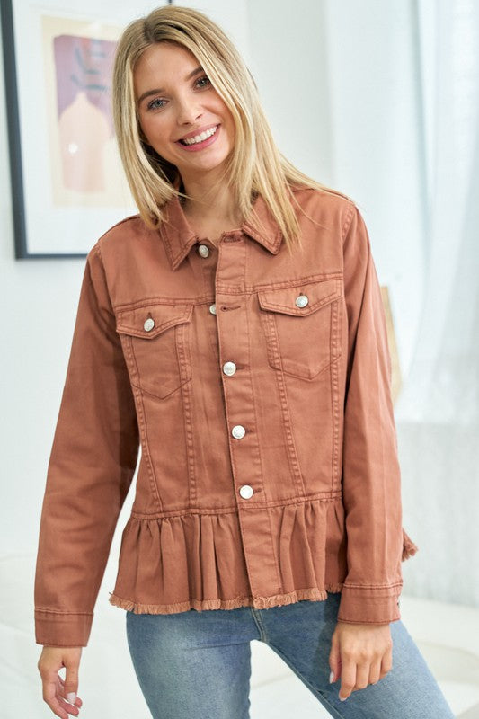 Feelin' Good Jacket: Rust