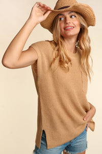 Donna Loose Fit Short Sleeve Sweater