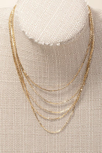 Layered Dainty Chain Necklace
