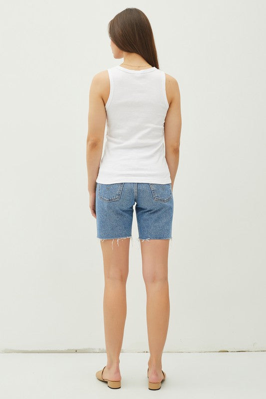 The Everyday Essential Cotton Tank – Classic Fit for Effortless Style